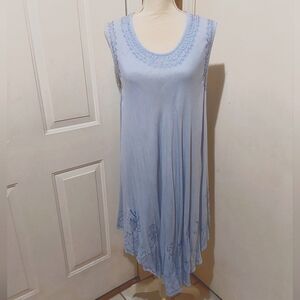 🌺 NWT Noelle Rayon Embroidered Dress